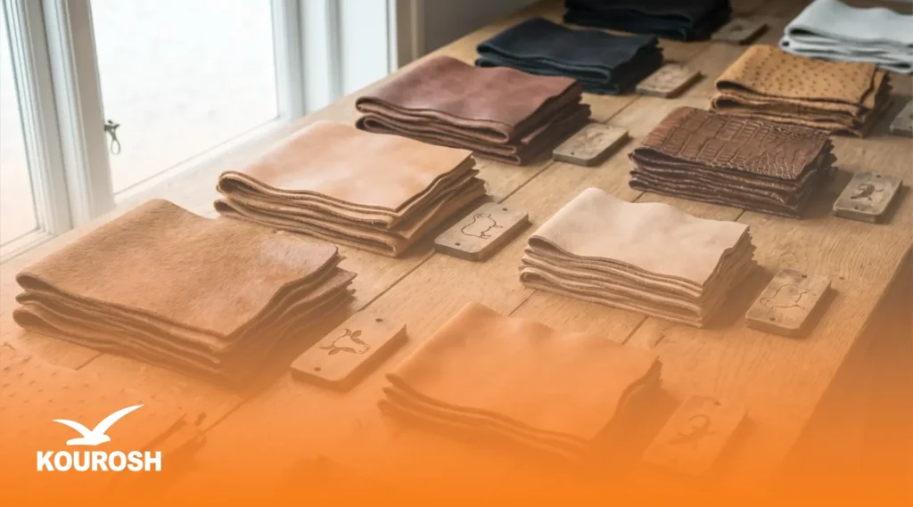 دسته بندی چرم بر اساس نوع حیوان