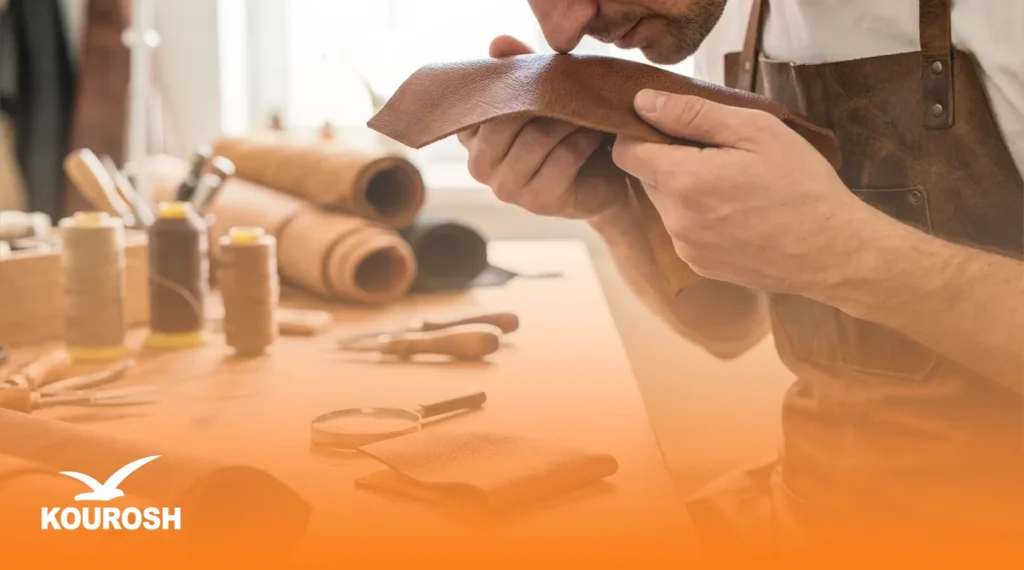 تشخیص چرم اصل از طریق بررسی بوی آن