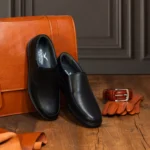 کفش چرم مردانه کوروش مارتین بی بند ساعتی