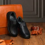 کفش چرم مردانه کوروش پاور بی بند ساعتی