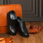کفش چرم مردانه کوروش اسمارت بی بند