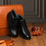 کفش چرم مردانه کوروش اسمارت نیم بوت بندی
