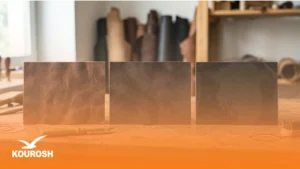 انواع چرم استفاده‌شده در کفش (نابوک، لاکی، فول‌گرین)