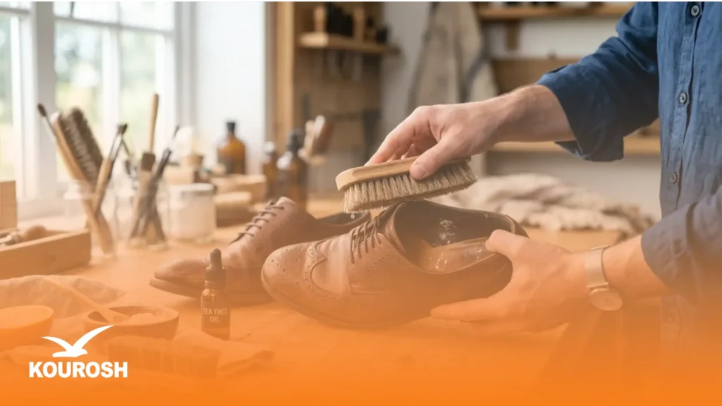 چطور بوی بد کفش چرم را از بین ببریم؟